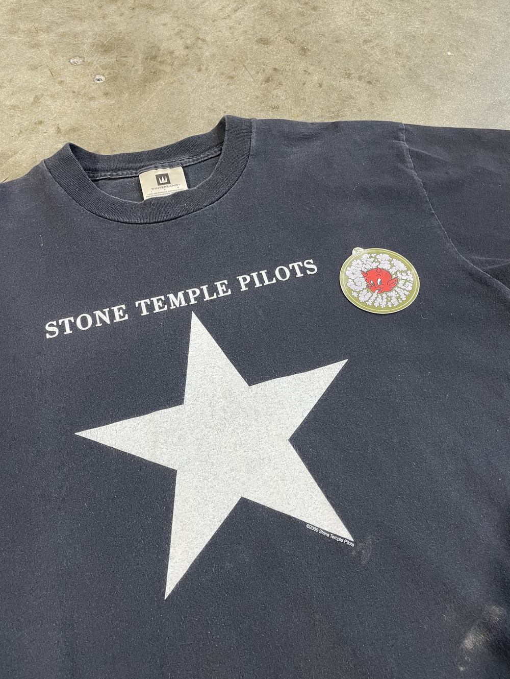 Vintage Y2K Thrashed Stone Temple Pilots Faded L 21x29